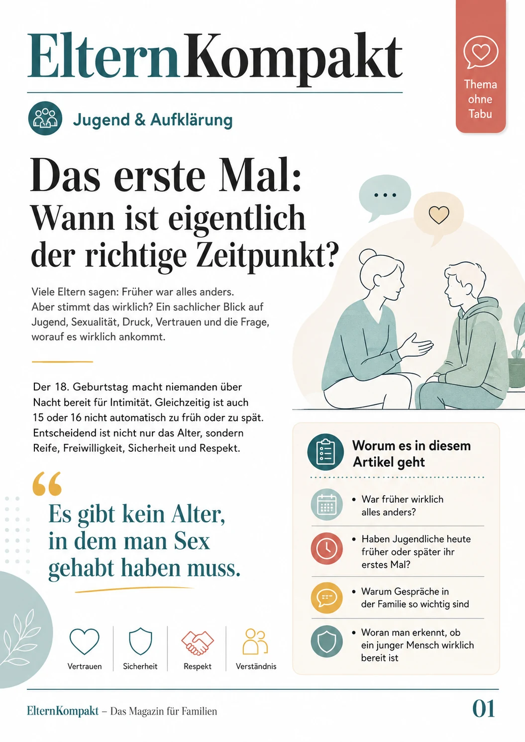 Das erste Mal: Wann ist eigentlich der richtige Zeitpunkt?