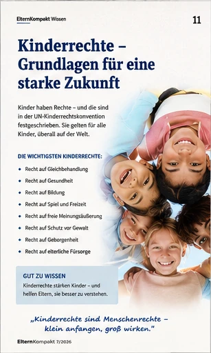 Kinderrechte – Grundlage für eine starke Zukunft