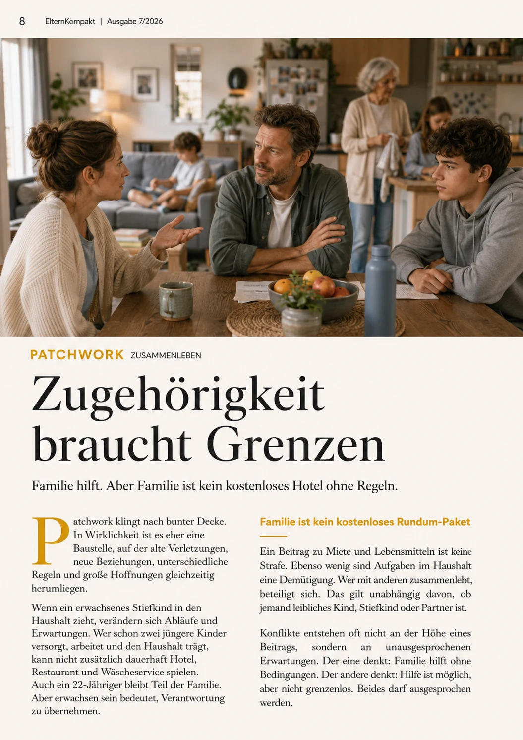 Zugehörigkeit braucht Grenzen