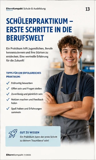 Schülerpraktikum – erste Schritte in die Berufswelt