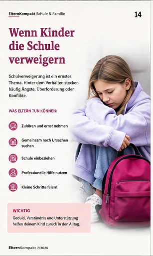Wenn Kinder die Schule verweigern - Magazinseite