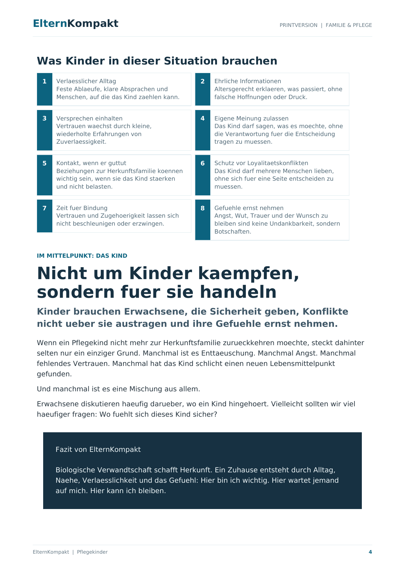 ElternKompakt Pflegekinder Seite 4